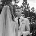 Wedding photos in Portland taken with a film camera